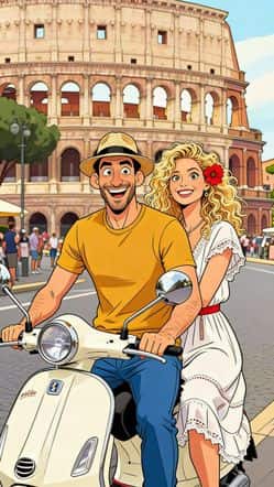A photo restyled by the Caricature style
