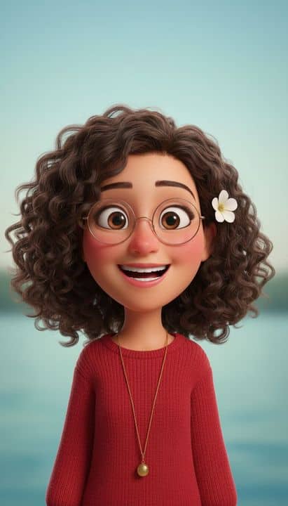 A photo restyled by the 3D Avatar style