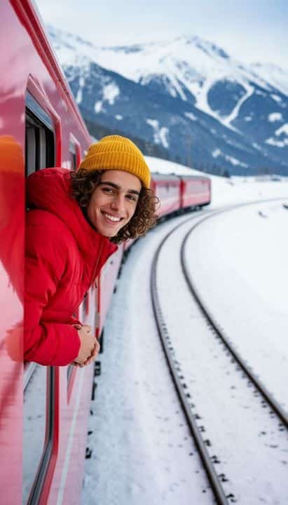 A photo restyled by the By Train style
